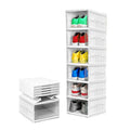 6 Layers Multifunctional Collapsible Foldable Installation Free Shoe Cabinet Shoe Box Dustproof Shoes Organizer