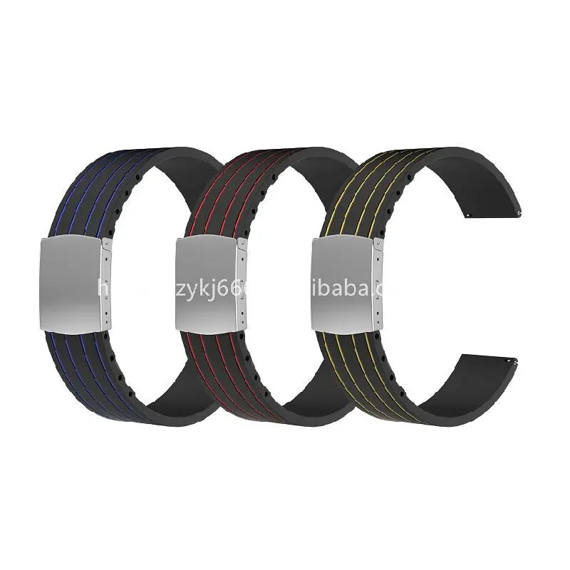 Factory Manufacturing Rubber Wristband Smart Wearable Watchbands Silicone Fitness Band Watch Strap
