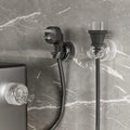 Powerful Suction Cup Kitchen Hooks Convenient Organization Wall Shelves Easy Plug Fixer Easy Wall Mounting Punch Durable Plastic
