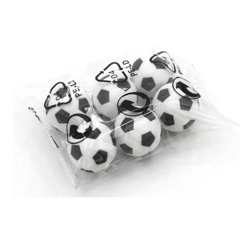 32mm Black and White Mini Table Soccer Balls Regulation Size Foosball for Accessory with Soccer Table