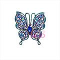 Wholesale Butterfly Multicolor Brooch Red/Green/Blue Pins  Women Charm Rhinestone Garment Decoration Brooch Pin
