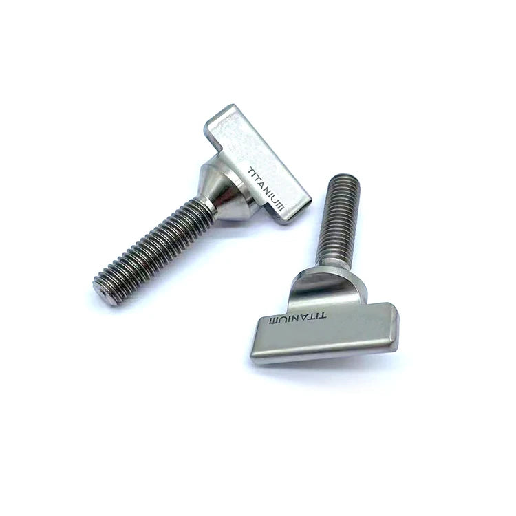 Factory Supply DIN Standard Gr5 Titanium Flange Head Wing Screw for Electric Surfboard