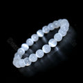 8MM Wholesale Natural Round White Selenite Beads Bracelets for Woman Girl Jewelry 6MM