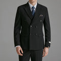 WN-027 Wedding Tuxedos Peaked Lapel Double Breasted Blazers Groom Wear Formal Best Man Business Suits Jacket