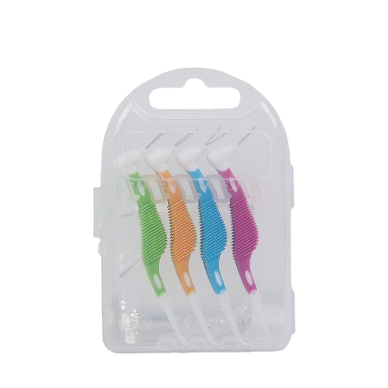 Professional L Shape Adult Kids Interdental Brush Dental Oral Interdental Brushes for Brace