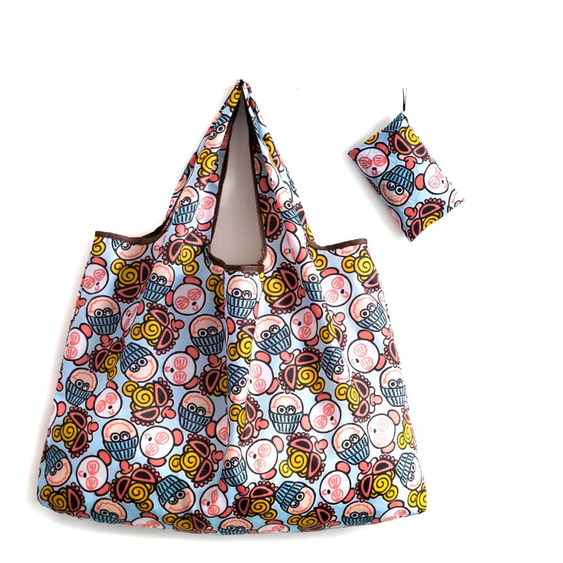 Factory Price New Eco-friendly Reusable Waterproof Foldable Shopping Bag Custom Logo Print