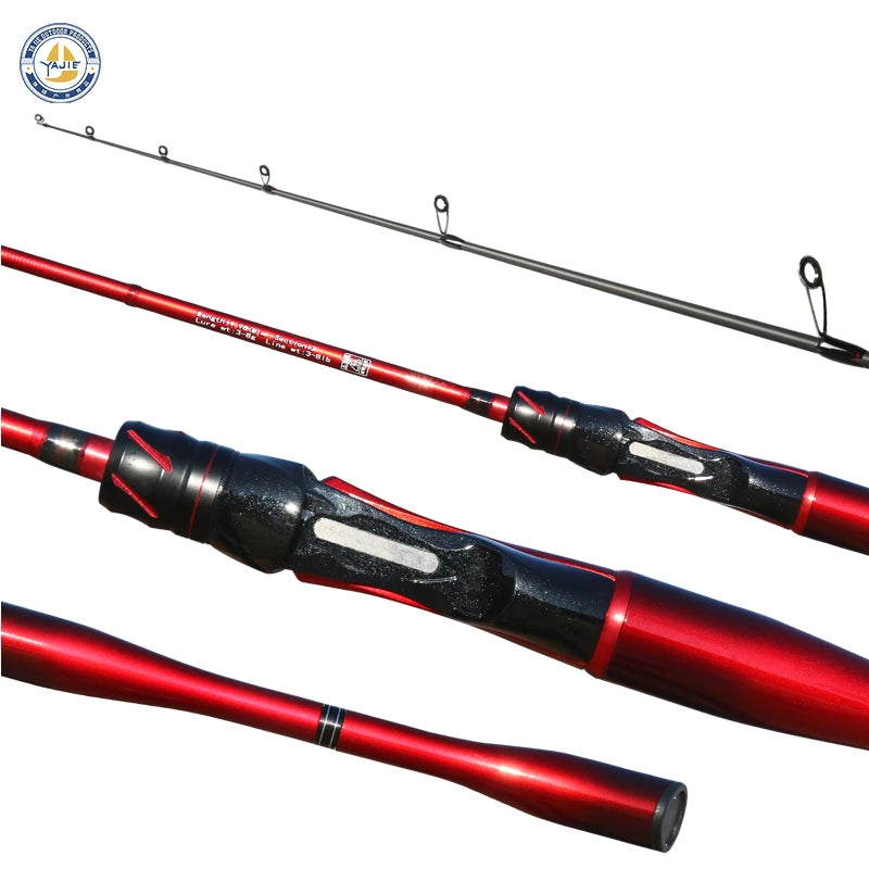 Peche NI ZHAN OEM ODM 1.98m 2.13m 2 Section Sea Fishing Carbon Fishing Rods Catfish Rod Spinning Rod Casting