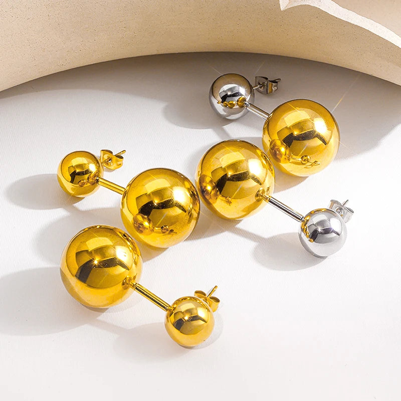 Vintage Crystal Ball Stainless Steel Labret Piercing Stud Helix Tragus Cartilage Earring with Zircon Wholesale Jewelry