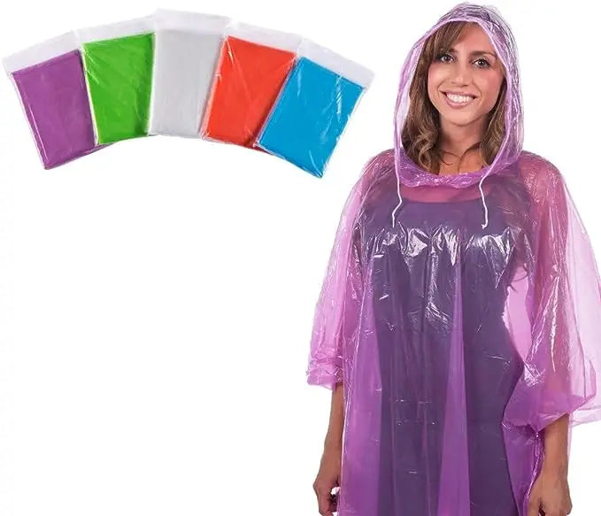 Best Seller Adult Size 50"*80" Disposable PE Printed Cheap Plastic Regen Cape Poncho