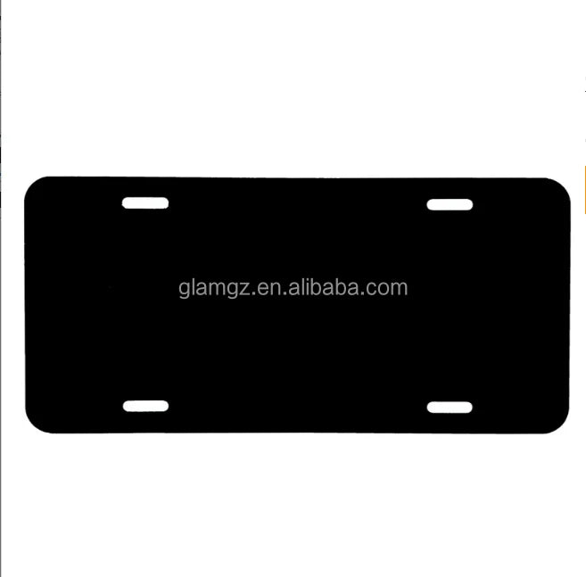 Custom Design Decoration Auto Car Personalized Acrylic Luctie Blank License Plate Tag