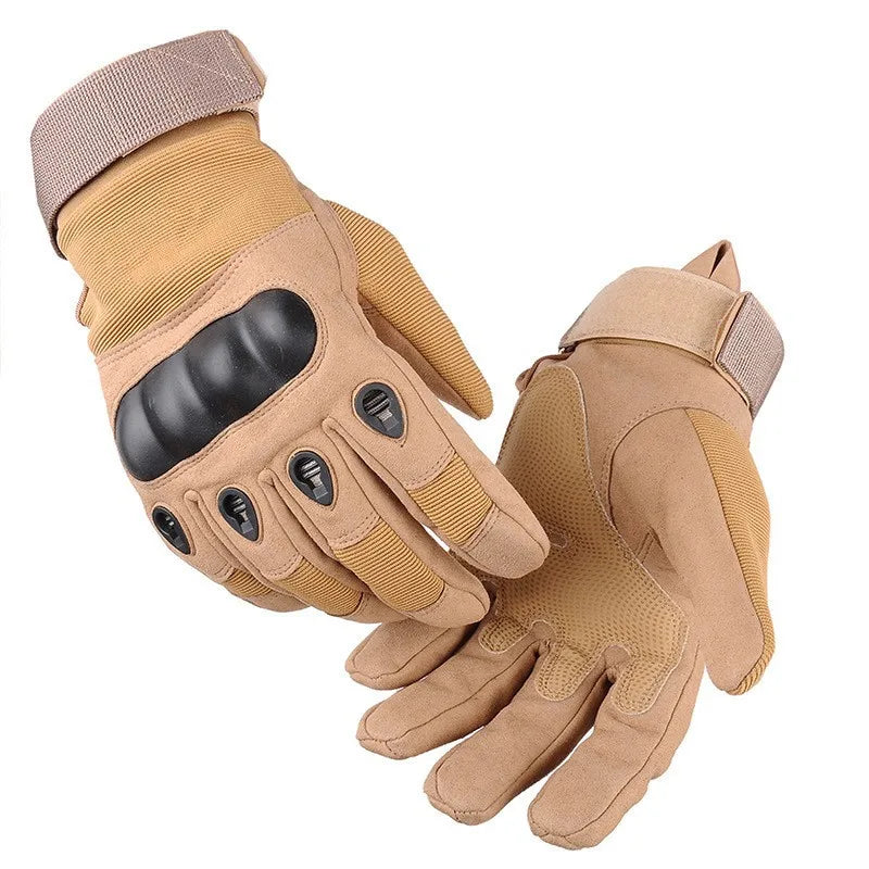 GAF Nylon Nitrile Anti-Impact Tear-Resistant Unisex Tactical Gloves Full Finger Green Cut-Resistant Polyurethane Coated Elastic