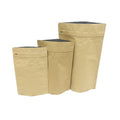 Reusable 5Lb 160Microns Kraft Paper/VMPET/CPP Matte Varnish Stand up Pouch Tea Coffee Packaging Bag With Degassing Valve