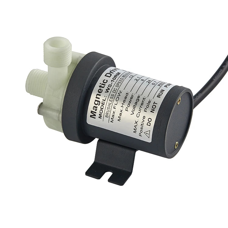 BLDC 12V 24V Mirco Magnetic Pump New Arrive WS-10Rm 12L/min Chemical Pump Aggressive Resistance Solvent Circulation Pump