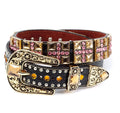 New Trend Bling Bling Rhinestone Belt Men Women Western Cowbuy Cowgirl Crystal Studded Leather Diamond Belt for Jeans