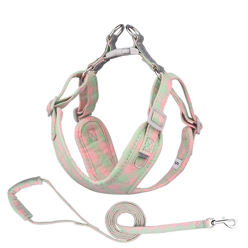 Heavy Duty Luxury Best Selling Soft Dog Harness Cotton Dog Harness for Pets