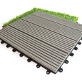 Modern Waterproof WPC Tile Pedestal Deck Tiles Plastic Decking Wooden Deck for Terraces