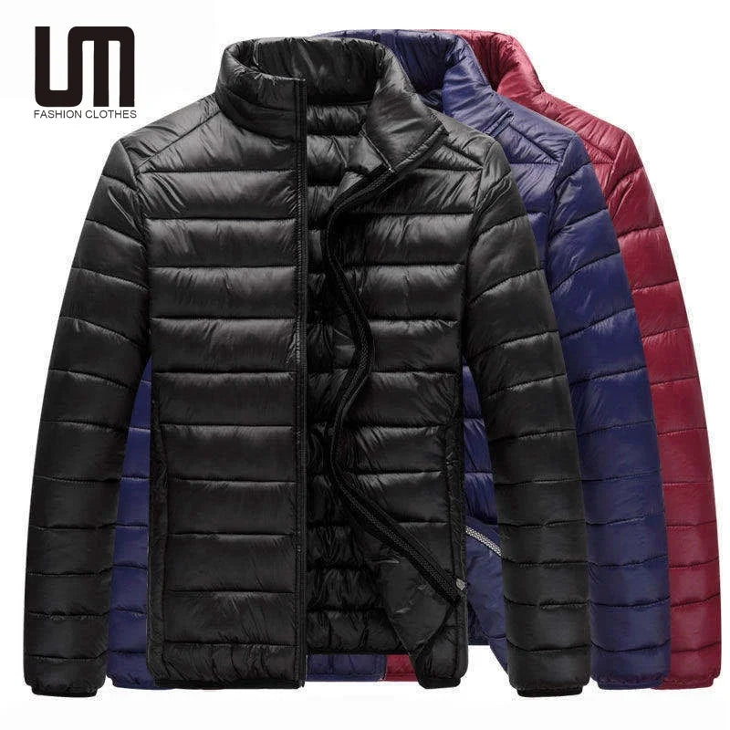 Cheap Wholesale OEM New Trends Men Clothing Stand Collar Jacket Slim Fashion Plus Size Coat