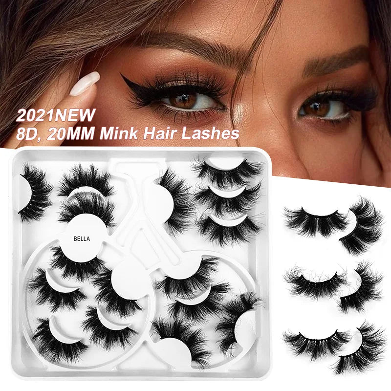 Lash Trays Wholesale with Custom logo Premade Lash Fans c Curl Eyelash Gift Set Mink d Curl Strip Eyelashes