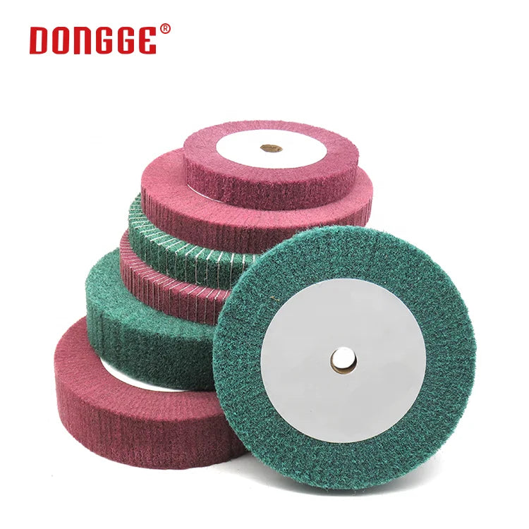 Non-Woven Cylinder Scouring Buffing Pad & Wheel for Metal Polishing (OEM Supported)