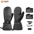 Overseas Warehouse Professional Multi-level Temperature Control Leather Waterproof Breathable Snowboarding Gloves