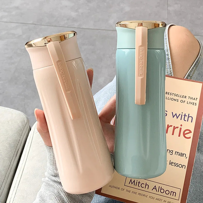 Custom 350ml Eco Double Wall Stainless Steel Vacuum Insulated Cup Portable Business Gift Drinking Water Bottles Promotional