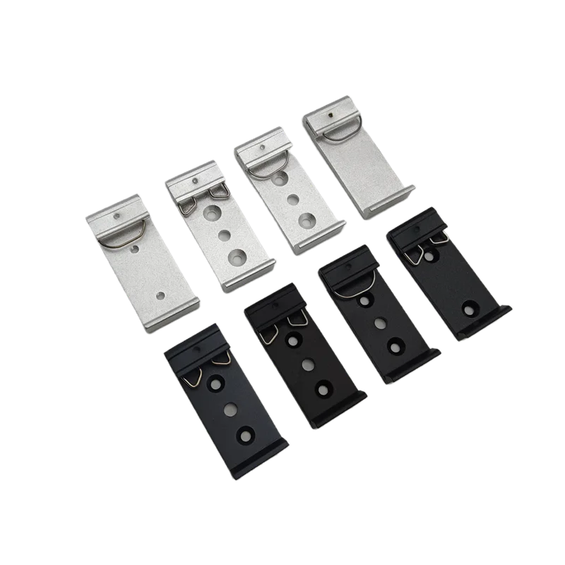 Guide Rail Buckle Bracket Aluminum Profile Buckle Aluminum Alloy Base C45 Guide Rail 35mm Din Rail Mounting Clip