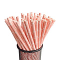 Premium Wedding Decoration Biodegradable Striped Paper Straws Milkshake Straws Drinking Paper Straw