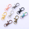 Wholesale Price 35mm Zinc Alloy Metal Rotary Dog for Buckle Keychain Rotating Key Ring with Trigger Snaps Bag Parts Accessories