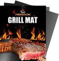 PFOA Free Heavy Duty Reusable and Easy to Clean Works on Gas Charcoal and Electric Non-Stick BBQ Mat Grill Baking Mats MegaBDM