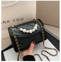 Customizable Personalised Low Price Good Quality Young Ladies Bags with Pearl Straps