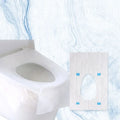Wholesale Hygienic White Nonwoven Custom Waterproof Travel Paper Disposable Toilet Seat Cover