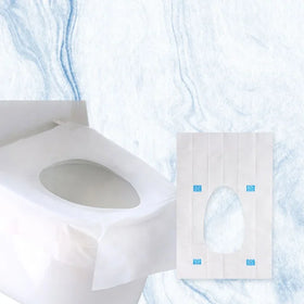 Wholesale Hygienic White Nonwoven Custom Waterproof Travel Paper Disposable Toilet Seat Cover
