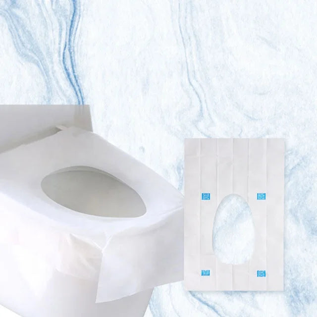 Wholesale Hygienic White Nonwoven Custom Waterproof Travel Paper Disposable Toilet Seat Cover