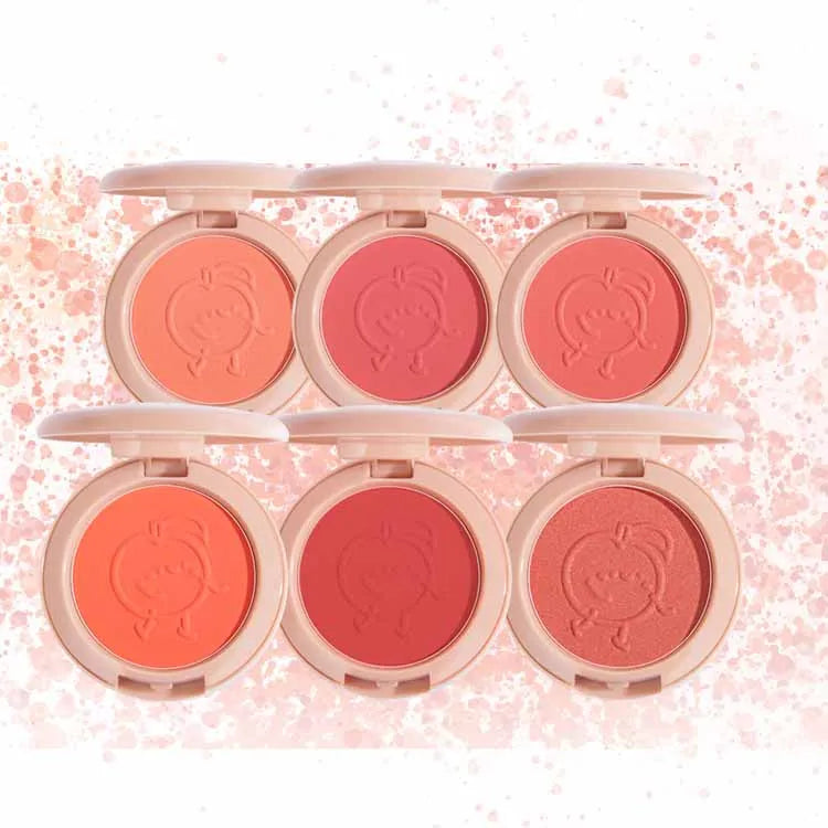 SANIYE High Quality Low MOQ Long Lasting Waterproof  6 Colors Makeup Blusher