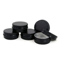 Wholesale Custom  Metal Aluminum Jar Tin Cosmetic Packaging Tin Can Storage Wax Aluminum Jars Large Round Metal Tins