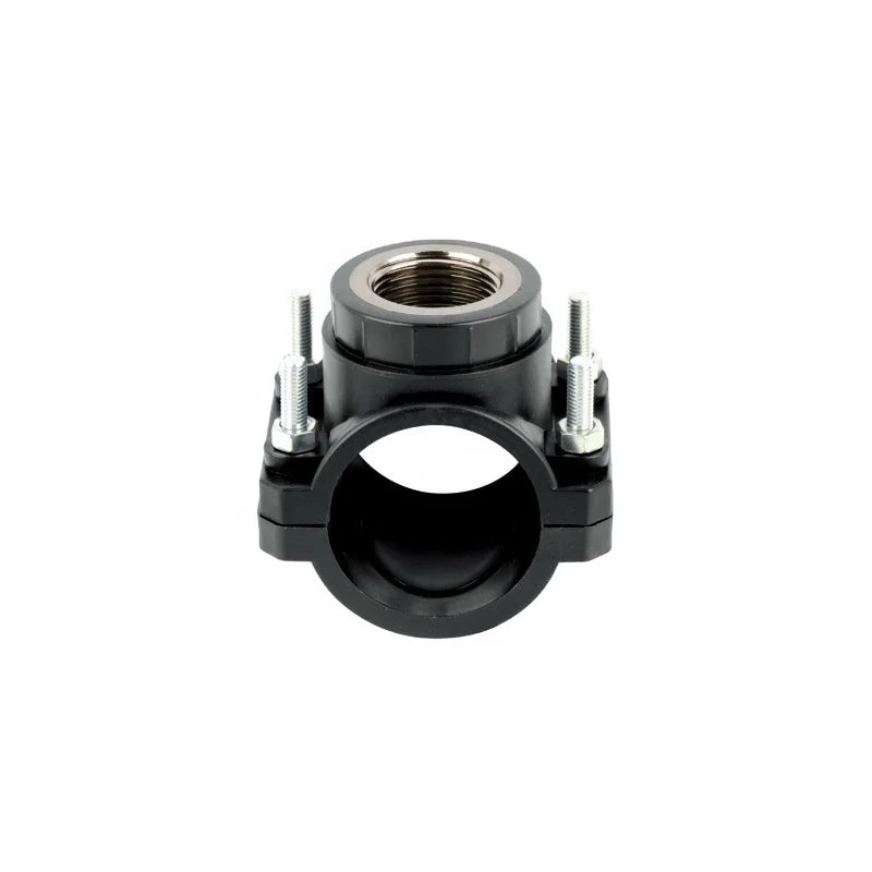 IRRIPLAST QUICK CONNECTOR HDPE PP PIPE Compression Fittings PN16 PN10 HDPE Clamp Saddle with Stainless Steel Insert