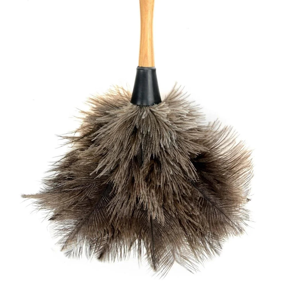 Brown House Hold Mini Cheap Handheld Grey Black Natural Color Ostrich Feather Duster for Cleaning Supplies Home Car Office