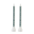 Pack of 10 Resin Static Mixer Mixing Nozzles Duo Epoxies of Green Rectangular 08-24(Threaded Port)