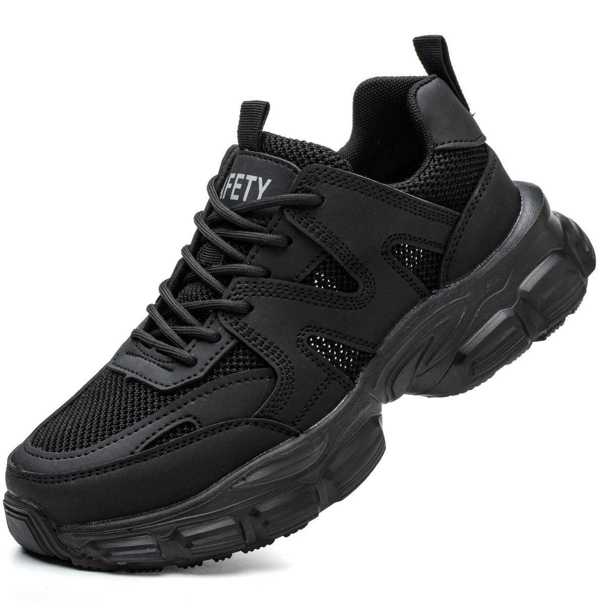 Breathable Flying Knit Light Weight Steel Toe Anti-static Protect Safety Toe Anti-smash Hot Sale Safety Shoes