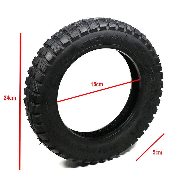 New Image Patinetes Electrico 10*2-6.1 Tubeless Rubber Tire 10inch Road Tire for Mijia M365 M365Pro 1S Pro2 Scooter Wheels