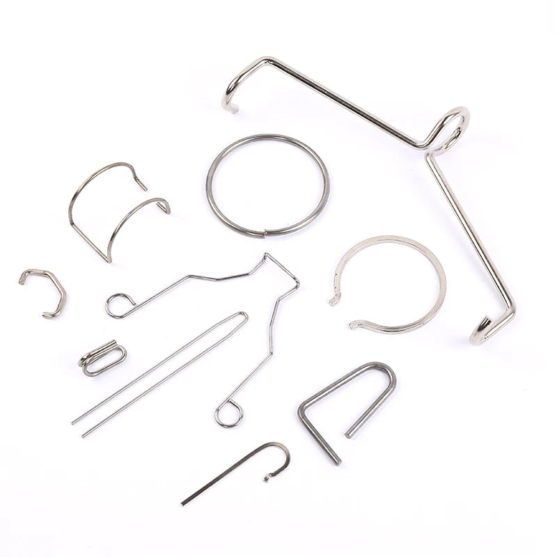 High Grade C Type Stainless Steel Wire Spring Ring Nickel Zinc Surface Spiral Style Customized Industrial Coil Yi Hui 0.1-8mm