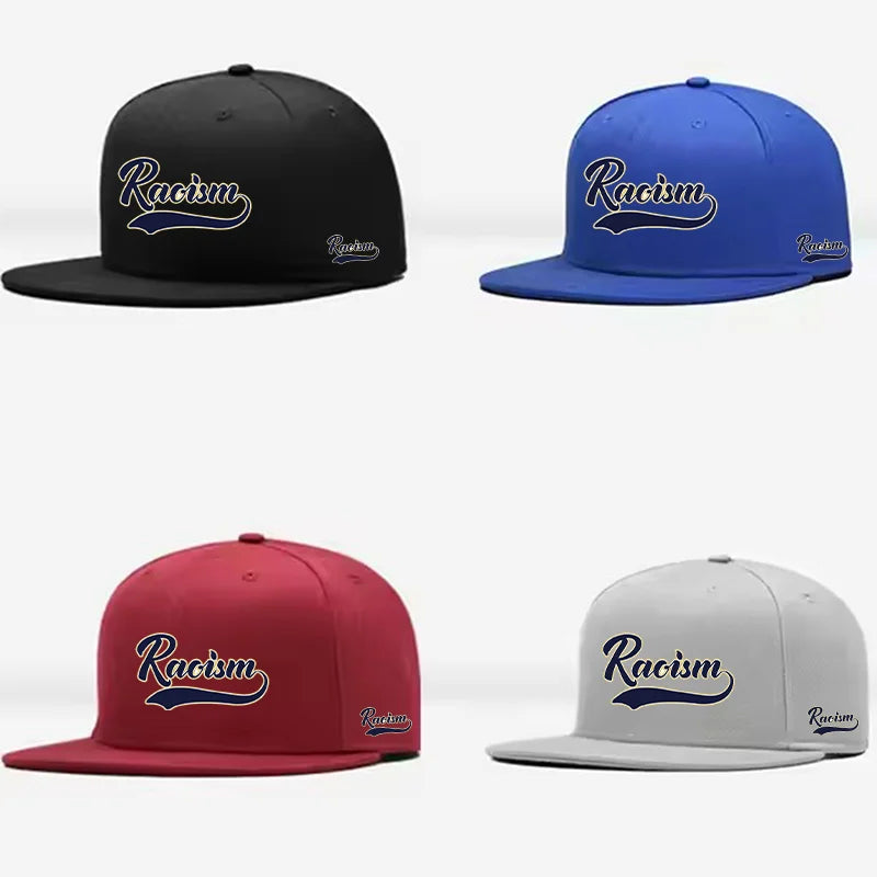 Custom Embroidered New Mens Flat Brim  Flatbill  Snap Back Snapback  Fitted Caps Hats for Men Man With logo