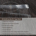 Boymia TWP Invisible Long PU Weft 100% Human Hair Bundles Natural Hair Seamless No-Glue Injected Hair Extensions Thick Ends