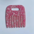 DIY Care Wholesale Cheap Hair Salon Equipment Person Travel Purse Round Acetate Pocket Comb for Women Girl