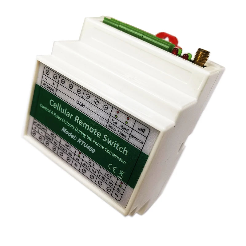 Modern Design Remote GSM 4G LTE Cellular Relay Switch Monitor Gate Opener with Remote Controller