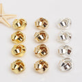 14K Gold-plated Quadrangular Hollow Bead Simple Versatile Decorative Gold Silver Component Copper Bead Bracelet Jewelry Findings