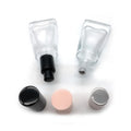 High-end Unique Design Recyclable Empty Fancy Tube Shape Mini Clear Glass Spray Perfume Bottle 10ML