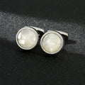 Classic Personalized French Shirt Cat Eye Cufflinks for Men's Wedding Anniversary Party-Alloy Lightweight Versatile
