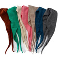 Autumn Winter Women Knitted Scarf Solid Triangle Acrylic Scarf Women Warm Neck Scarf