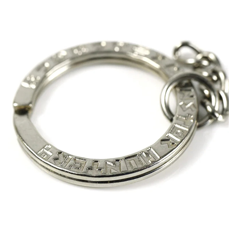Key Chain Logo Key Ring Punch Logo Key_ring Nickel Key Chain Printed Key Ring Chain